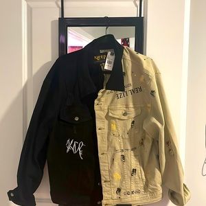 Lightweight Jean jacket, split color, standard issue